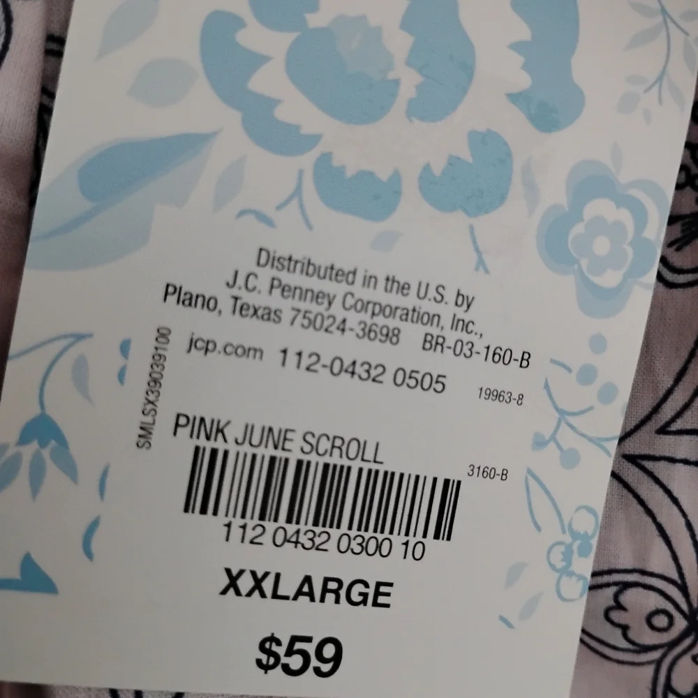 Duster Robe Adonna Floral Cotton XXL NWT - Picture 10 of 10